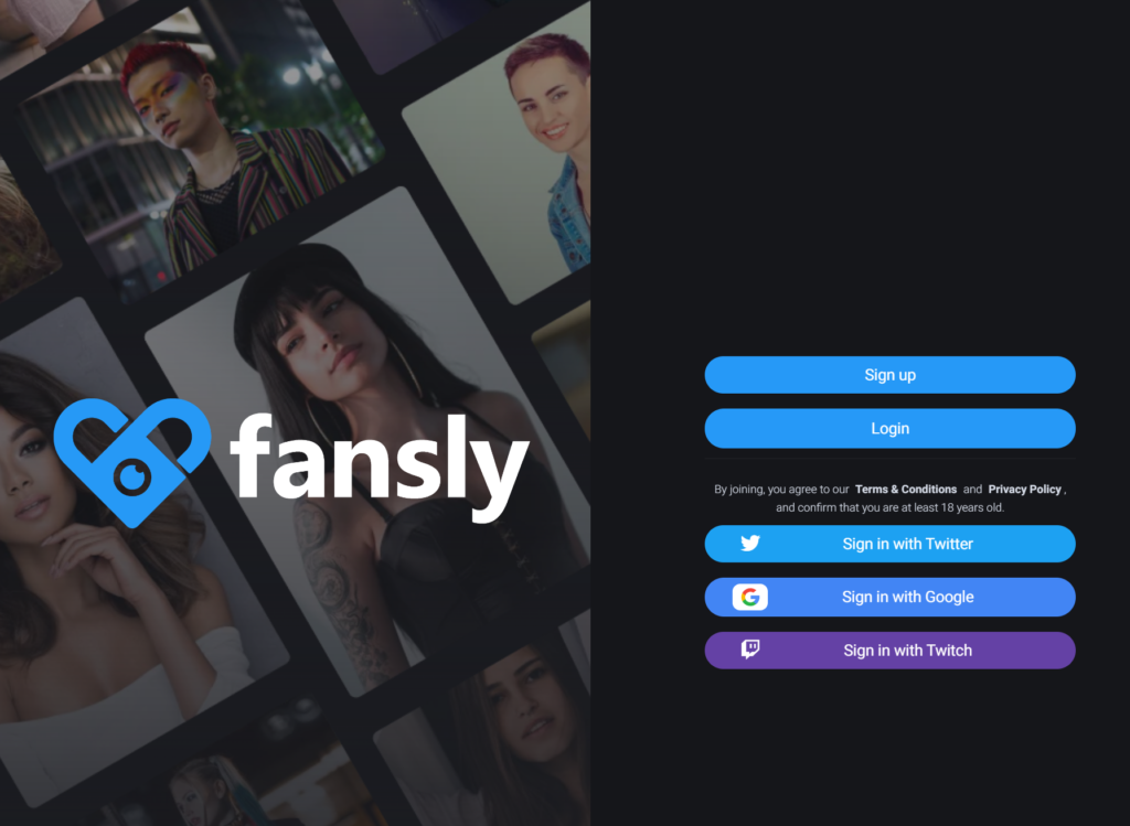 Fansly OnlyFans Prima pagina del sito alternativo